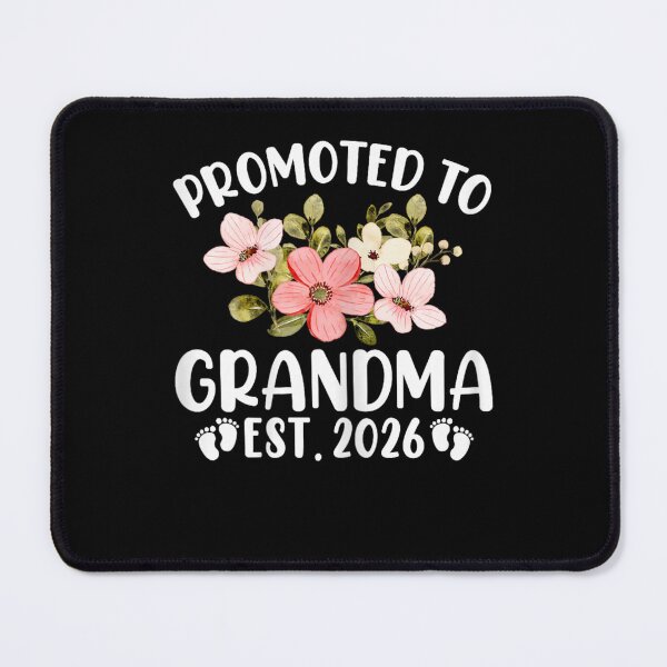 Item preview, Promoted to Grandma 2026 First Time Nana Floral New Grandma designed and sold by Boutkimaewab.