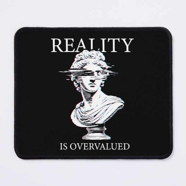 Item preview, Reality Is Overvalued Glitch Statue designed and sold by CamaleonDesigns.