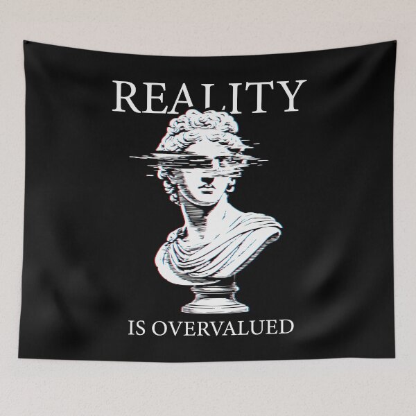 Item preview, Reality Is Overvalued Glitch Statue designed and sold by CamaleonDesigns.