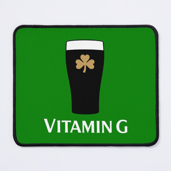 Item preview, Vitamin G Guinness, St Patricks Day, St Pattys Day, Irish Shamrock, Funny Irish Drinking designed and sold by loupglouglou.