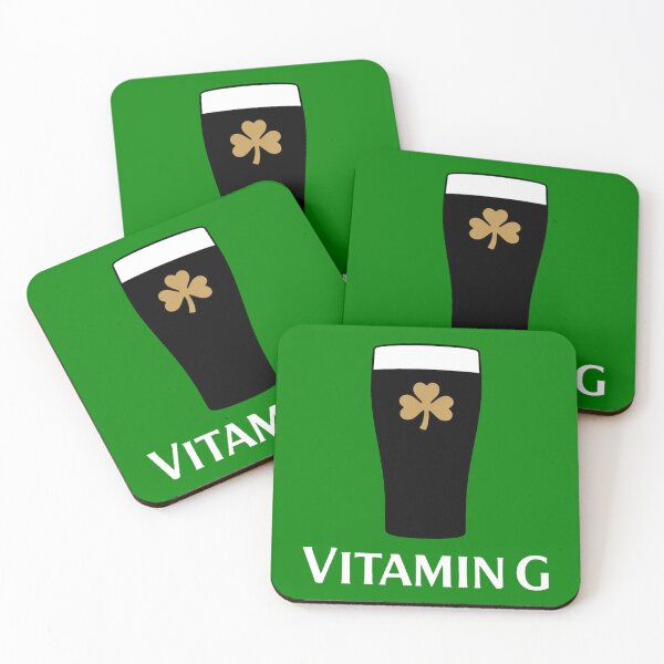 Item preview, Vitamin G Guinness, St Patricks Day, St Pattys Day, Irish Shamrock, Funny Irish Drinking designed and sold by loupglouglou.