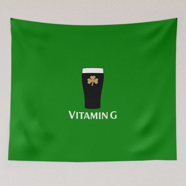 Item preview, Vitamin G Guinness, St Patricks Day, St Pattys Day, Irish Shamrock, Funny Irish Drinking designed and sold by loupglouglou.