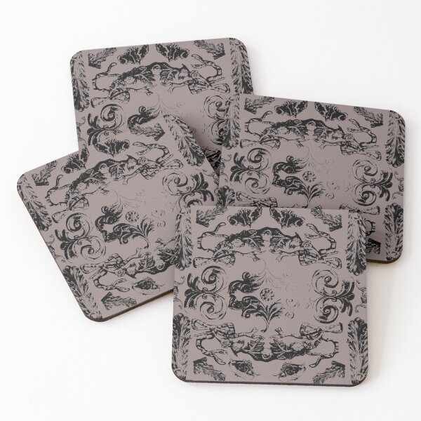 Item preview, Antique Furniture Decorations Linear Black on Tan designed and sold by Digitalmyth's Designs.