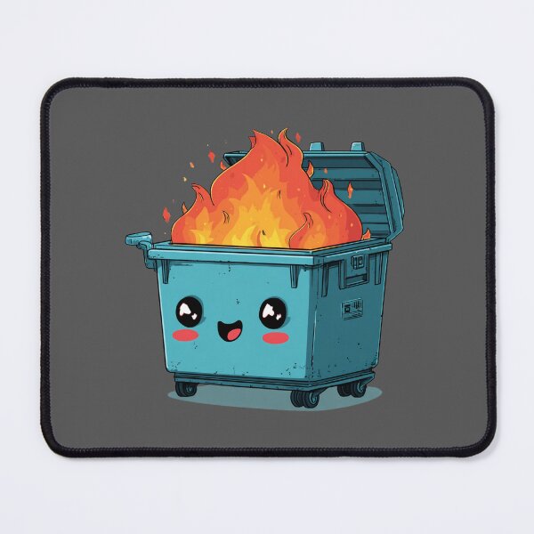Item preview, Dumpster fire designed and sold by MendaciousMina.