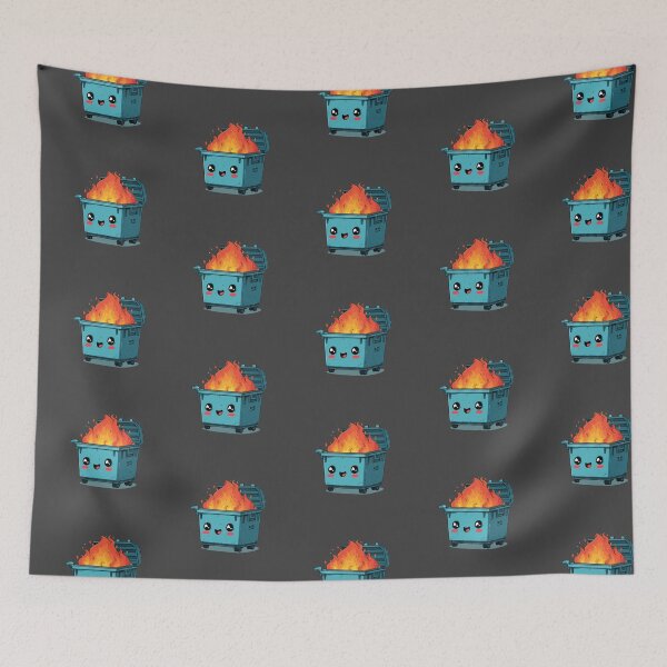 Item preview, Dumpster fire designed and sold by MendaciousMina.