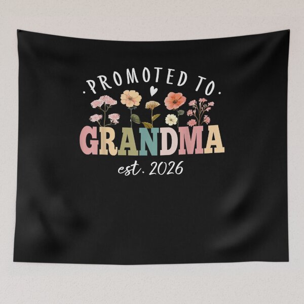 Item preview, Promoted to Grandma Est 2026 Floral Future Grandmother designed and sold by Boutkimaewab.
