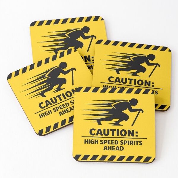 Item preview, High Speed Spirit Warning Sign designed and sold by agearb.