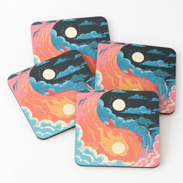 Item preview, Yin yang of the sun and moon designed and sold by MendaciousMina.