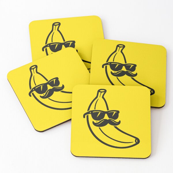 Item preview, Funny Banana Mustache Sunglasses Cool Fruit Humor designed and sold by JackCurtis1991.