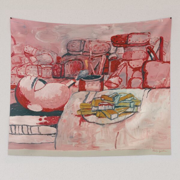 Item preview, Painting, Smoking, Eating, Chairs, Table, Shelf. Designblog By Philip Guston designed and sold by melaartni.