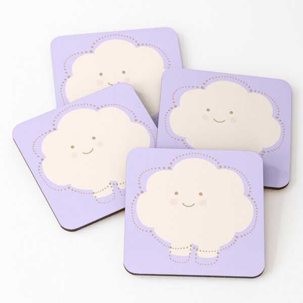 Aperçu de l'œuvre Joyeux art des nuages pastel créée et vendue par Moodypops.