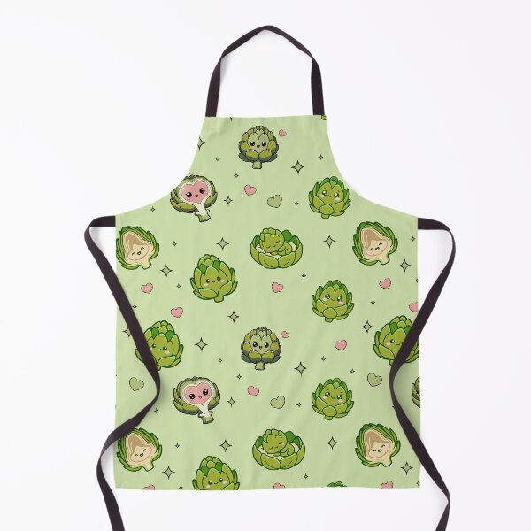 Item preview, Artichoke Heart Cute Veggie Love Sticker Pack Tee Pattern designed and sold by RedStreamStudio.