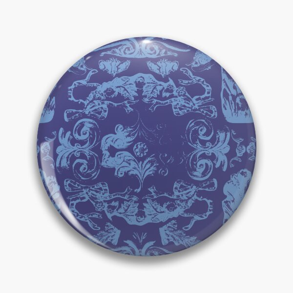 Item preview, Antique Furniture Decorations Linear Blue designed and sold by Digitalmyth's Designs.