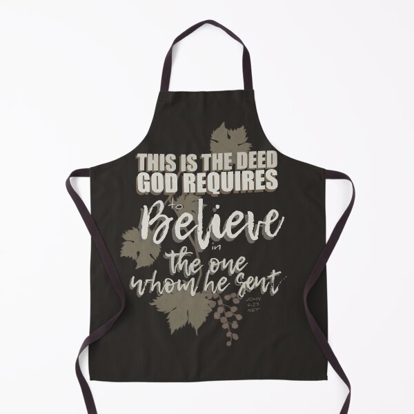 Item preview, John 6:29 Faith Gospel Bible Verse Art  designed and sold by Coral the Artisan.