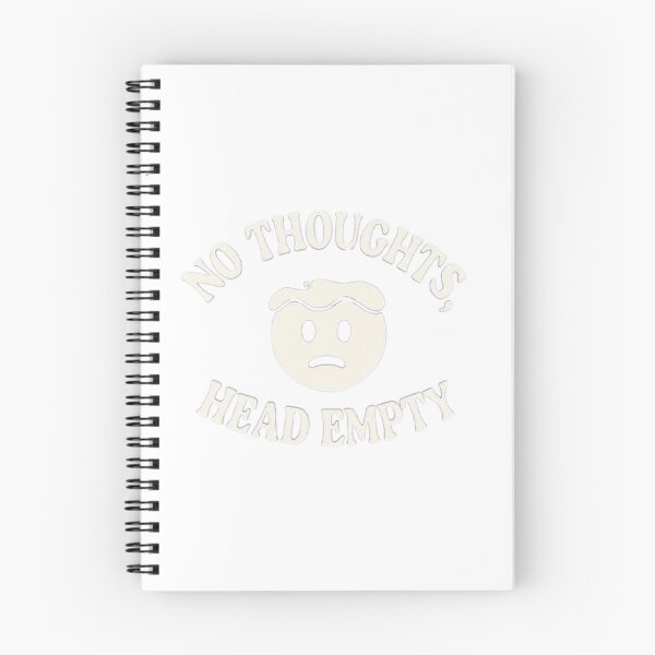 Item preview, No Thoughts, Head Empty – Funny Minimalist Meme Face designed and sold by MemesCreate1.