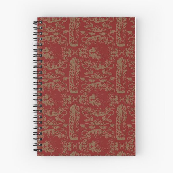 Item preview, Antique Furniture Decorations Linear Tan on Red designed and sold by Digitalmyth's Designs.