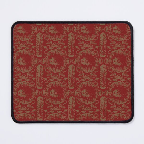 Item preview, Antique Furniture Decorations Linear Tan on Red designed and sold by Digitalmyth's Designs.