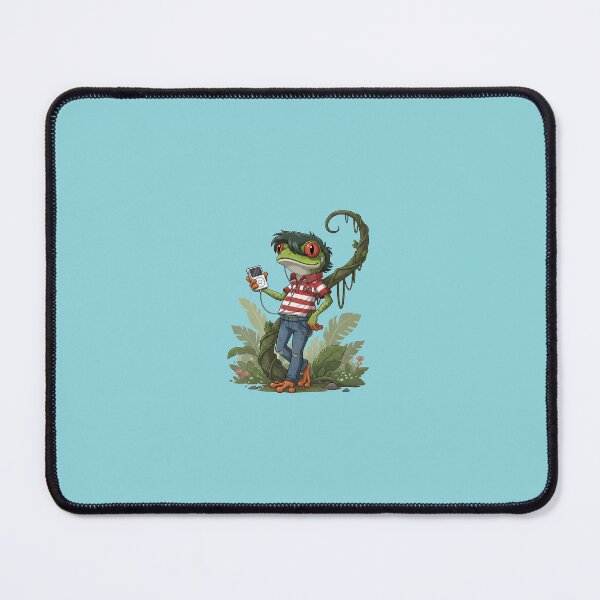 Item preview, red eye tree frog designed and sold by Broken Antler Designs .