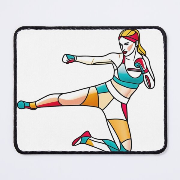 Item preview, Woman Kickboxing designed and sold by lapinu.