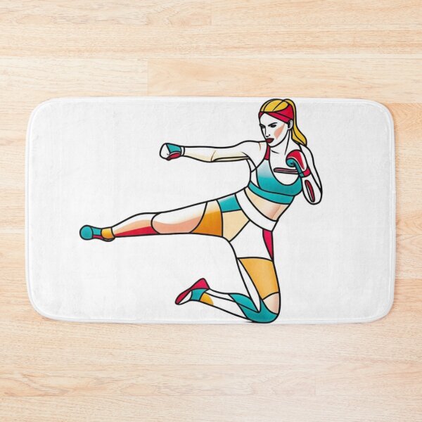 Item preview, Woman Kickboxing designed and sold by lapinu.