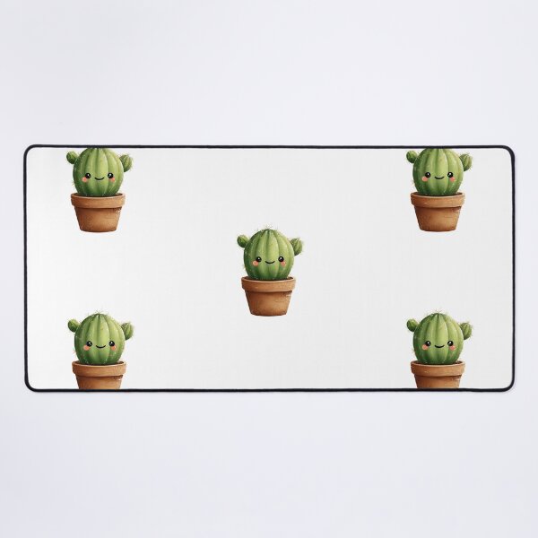 Item preview, Kawaii cute happy Cacti sticker designed and sold by MendaciousMina.