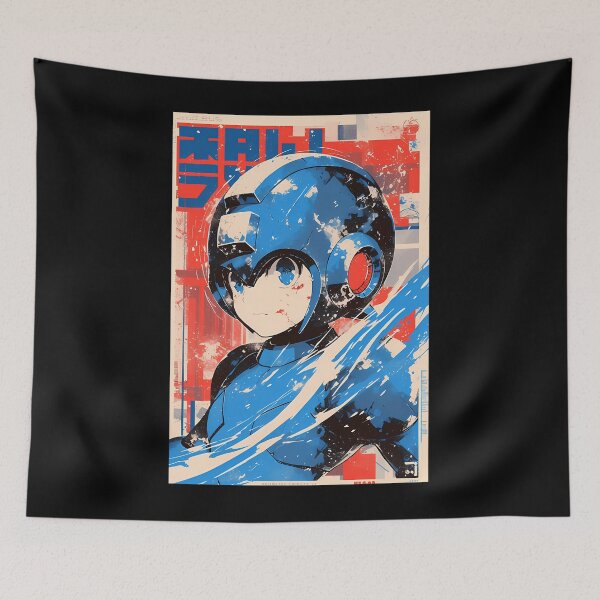 Item preview, Mega Man Vintage Japanese Manga Cover designed and sold by MaggiePagac.