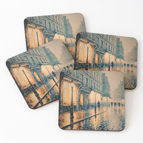 Item preview, rainy paris nights designed and sold by SKULLARTISTRY.