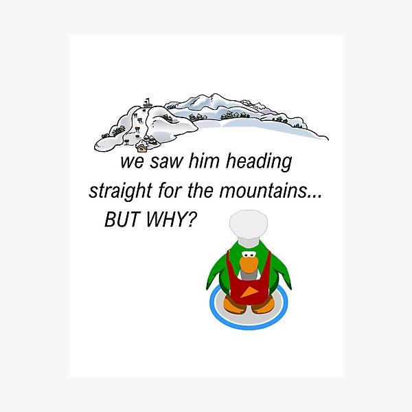 Item preview, Pizza Nihilist But Why Penguin Meme But Club Penguin designed and sold by nikkihistory.