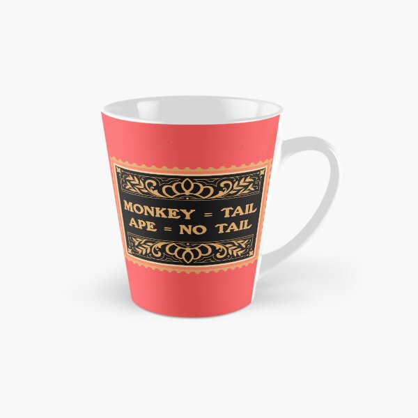 Item preview, Primatology - Monkey Tail Ape No Tail - Primatologist designed and sold by The Sticker Bureau.