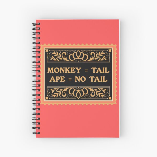 Item preview, Primatology - Monkey Tail Ape No Tail - Primatologist designed and sold by The Sticker Bureau.