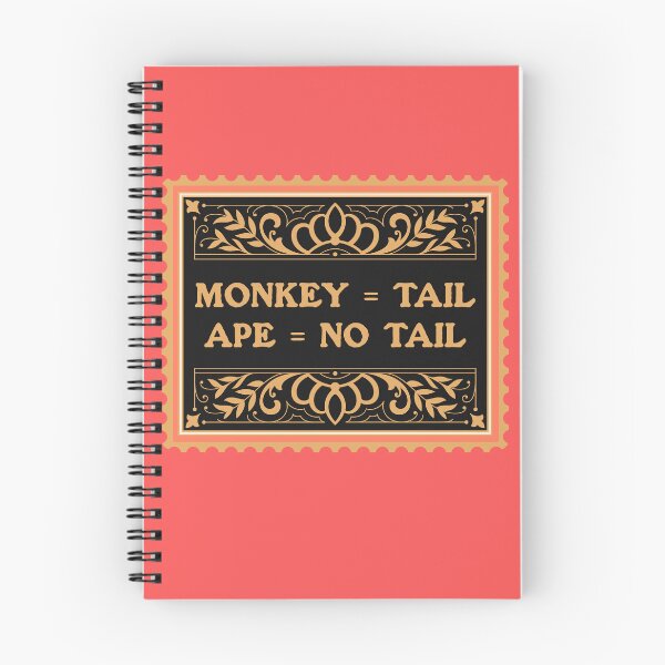Item preview, Primatology - Monkey Tail Ape No Tail - Primatologist designed and sold by The Sticker Bureau.