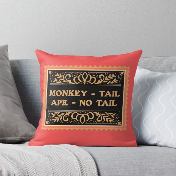 Item preview, Primatology - Monkey Tail Ape No Tail - Primatologist designed and sold by The Sticker Bureau.