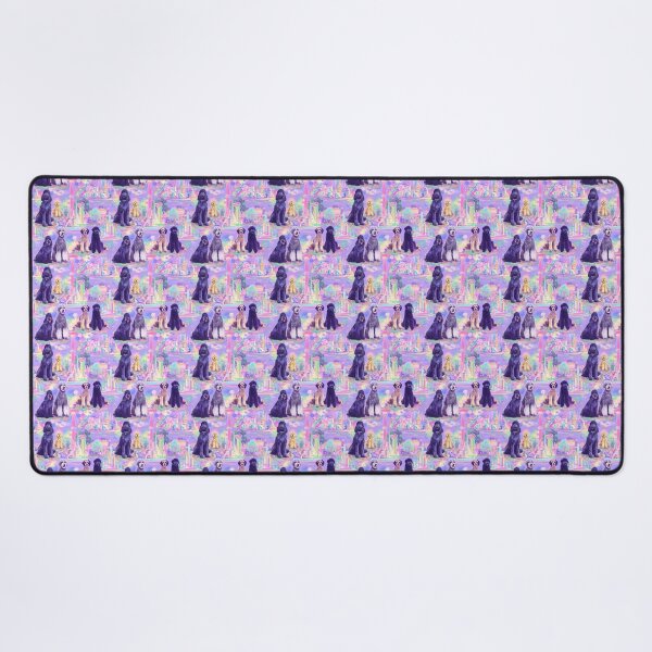 Item preview, Futuristic Pastel Toile de Jouy - Labradoodle designed and sold by AstrologyOven.