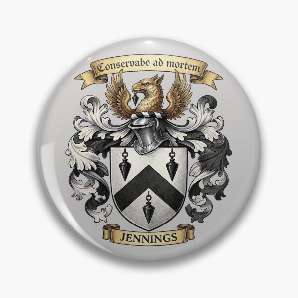 Item preview, The Jennings Family Coat of Arms designed and sold by BagTown Clans.
