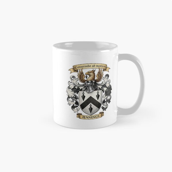 Item preview, The Jennings Family Coat of Arms designed and sold by BagTown Clans.