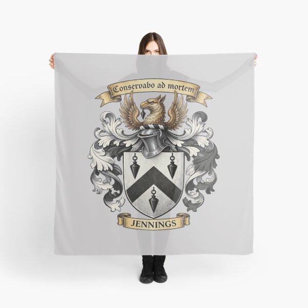 Item preview, The Jennings Family Coat of Arms designed and sold by BagTown Clans.