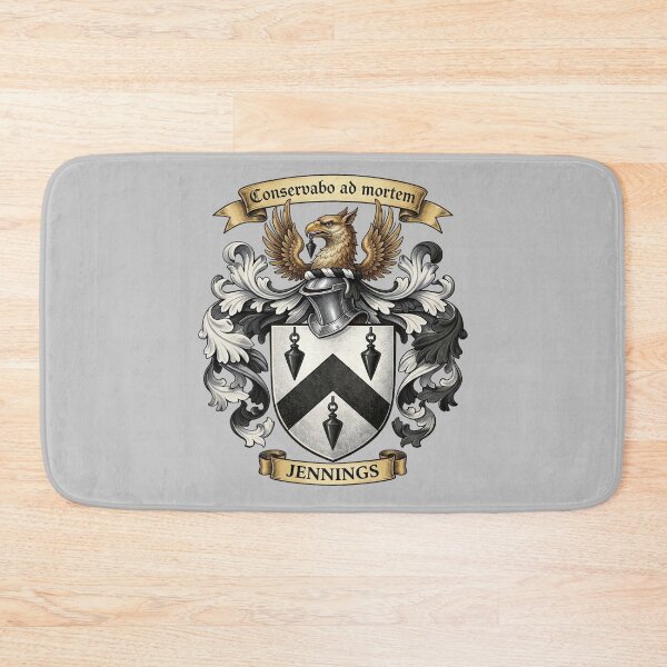 Item preview, The Jennings Family Coat of Arms designed and sold by BagTown Clans.