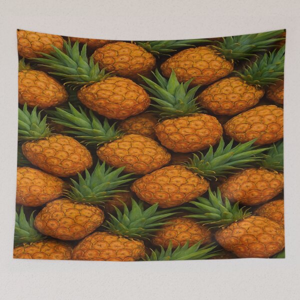 Item preview, Chaotic Pineapple Crate – Seamless Tropical Pattern designed and sold by nigejohn.