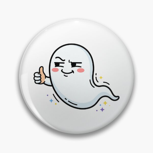 Item preview, Sarcastic Ghost Thumbs Up Funny Spooky Halloween Sassy designed and sold by brandByLea.
