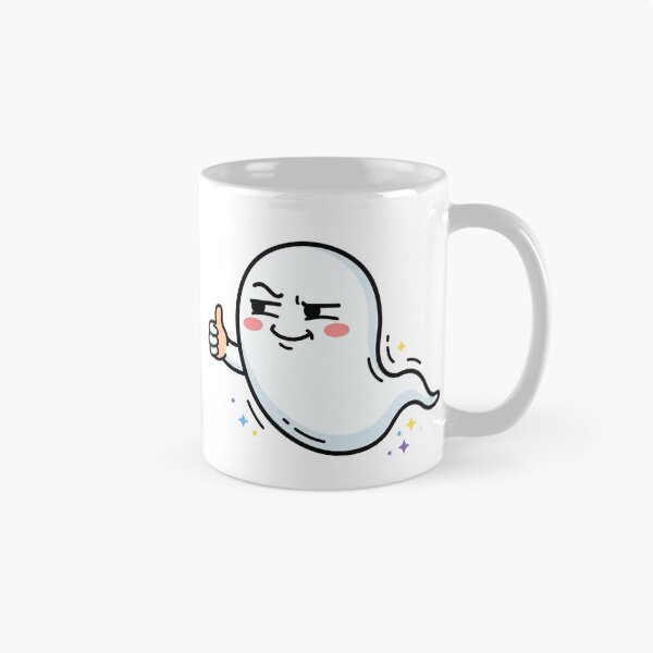Item preview, Sarcastic Ghost Thumbs Up Funny Spooky Halloween Sassy designed and sold by brandByLea.