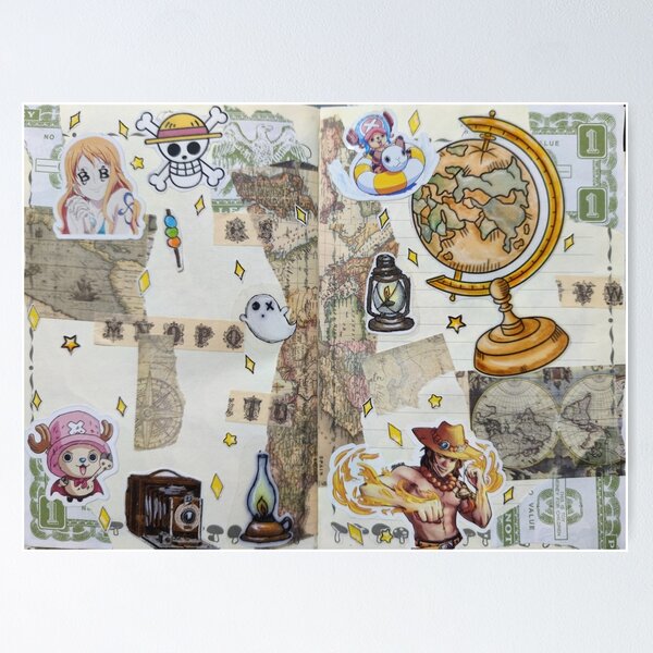 Artikelvorschau, Scrapbooking-Kunst im Anime-OnePiece-Stil entworfen und verkauft von ReikahVe.