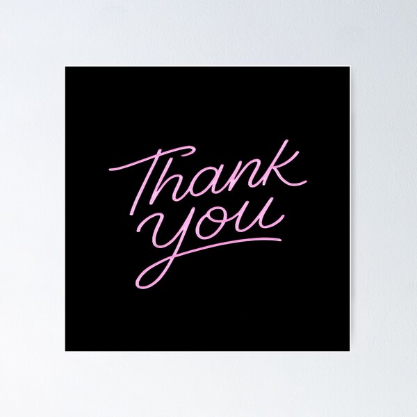 Item preview, Pink Neon Gratitude designed and sold by Ecosetereos.