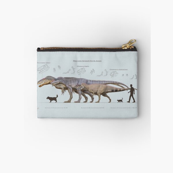 Item preview, Three iconic theropods from Jurassic designed and sold by paleoarteymas.