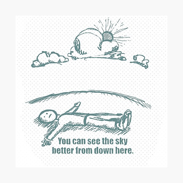 Item preview, You can see the sky better from down here. designed and sold by TamilSnartWorks.