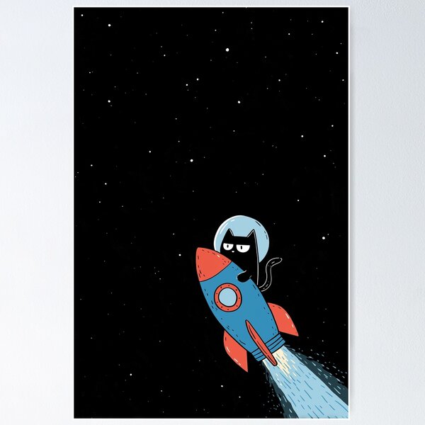 Item preview, Purr-fect Cosmic Escape designed and sold by Venon28.