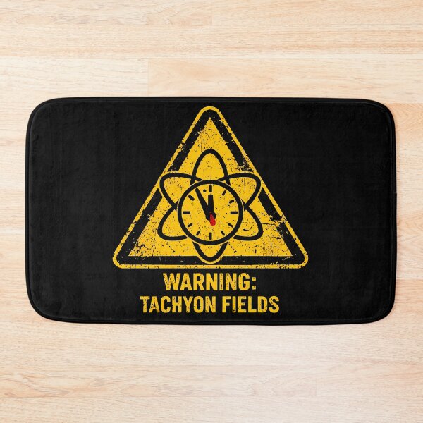 Item preview, Tachyon Fields Warning Hazard Sign designed and sold by agearb.