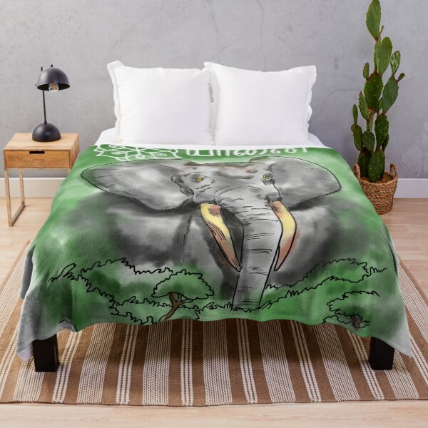 Item preview, The elephant stands still in the dense thicket. designed and sold by TamilSnartWorks.
