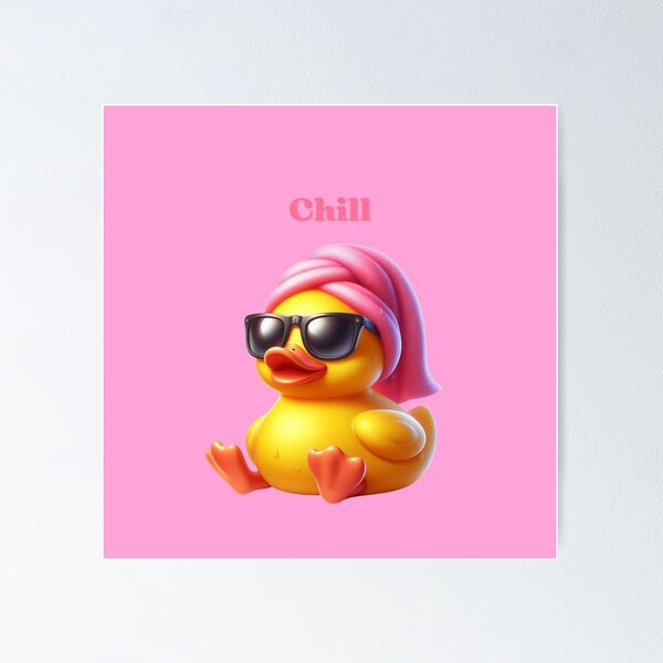Artikelvorschau, Chill Rubber Duck – Lustige Spa- und Urlaubsstimmung entworfen und verkauft von RoshkaShop.