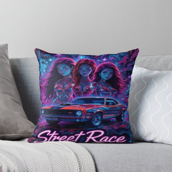 Item preview, Street Race in Neon Lights designed and sold by Hot4Shirt.