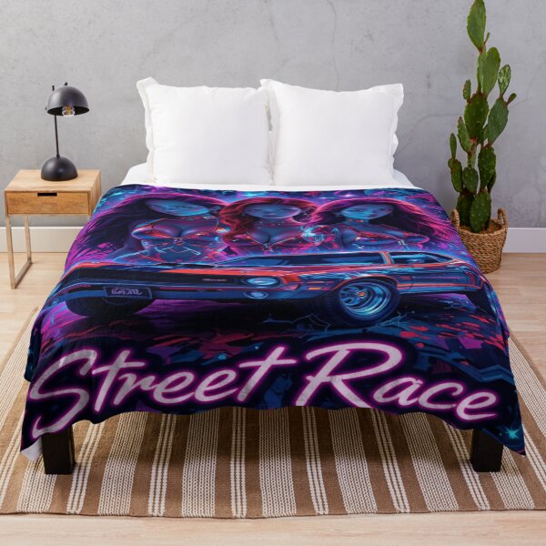 Item preview, Street Race in Neon Lights designed and sold by Hot4Shirt.